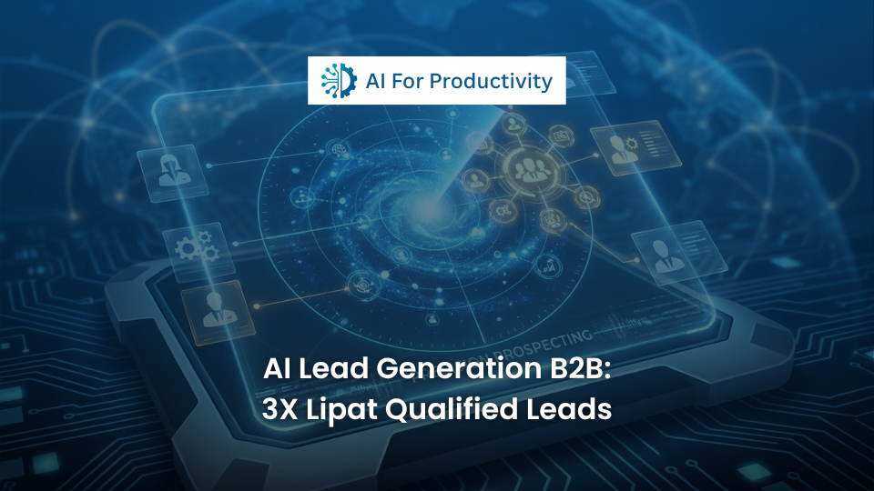 Radar digital bertenaga Kecerdasan Buatan yang memindai dan menemukan target prospek bisnis berkualitas tinggi (Qualified Leads).