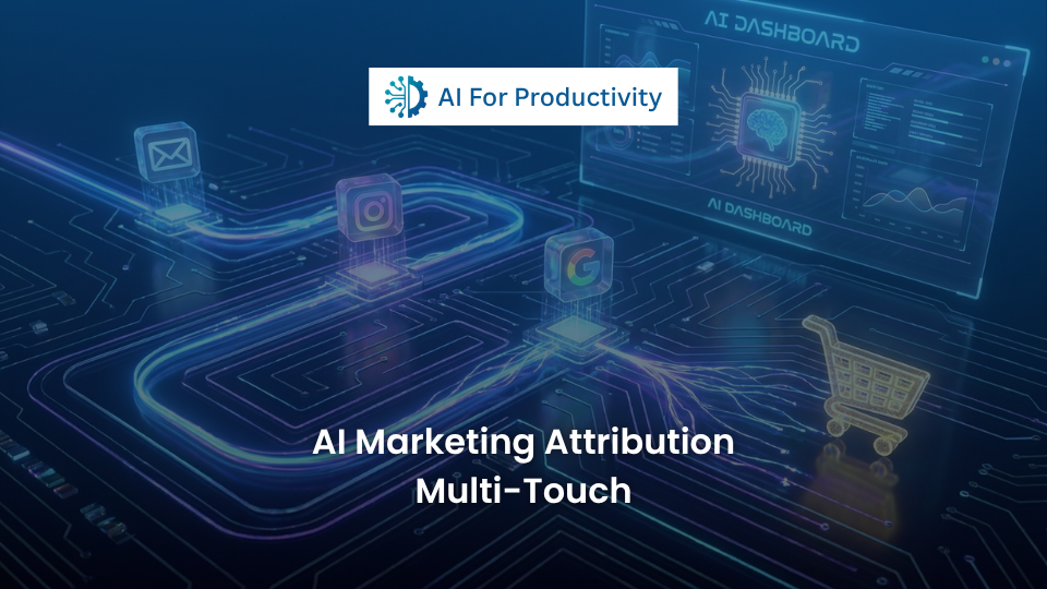 Peta perjalanan pelanggan digital yang dianalisis oleh Kecerdasan Buatan untuk menentukan kontribusi setiap kanal pemasaran.