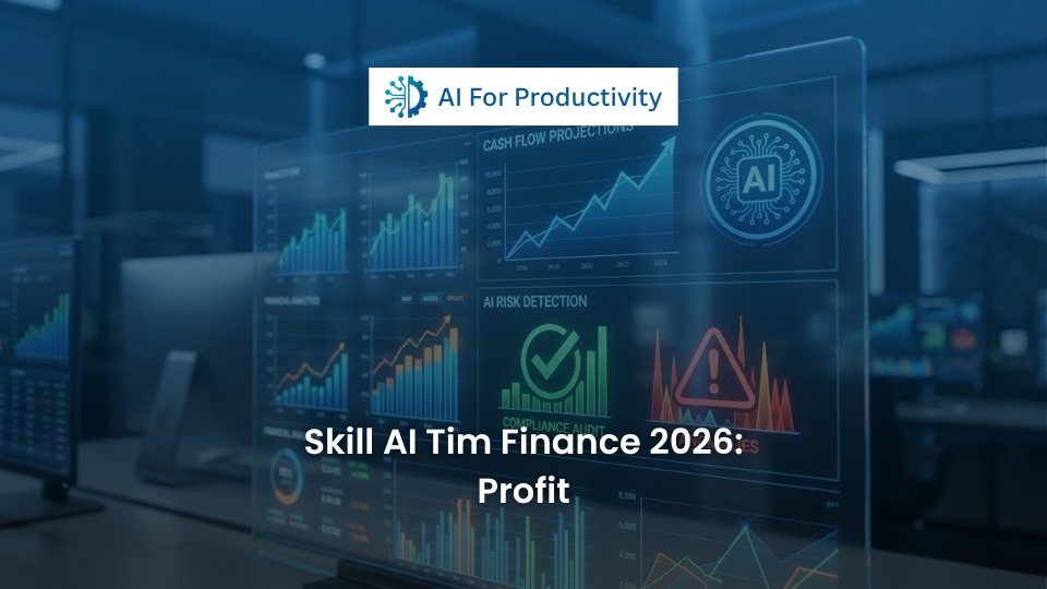 Dasbor analitik keuangan masa depan yang menampilkan proyeksi arus kas dan deteksi risiko bertenaga Kecerdasan Buatan.